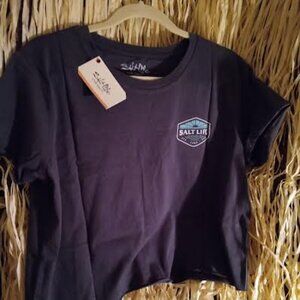 NWT Salt Life crop short sleeve T shirt